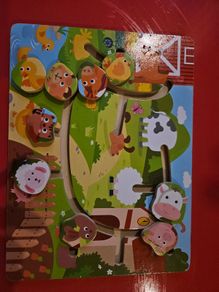 Wooden puzzles and games
