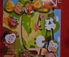 Wooden puzzles and games