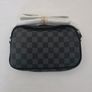 L V Crossbody Handbag - Black Grey Image 3
