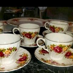 Wood and Son antique roses teaset