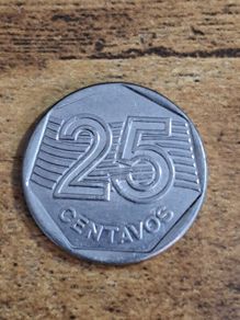 Brazil 1995, 25 Centavos Coin - free standard postage