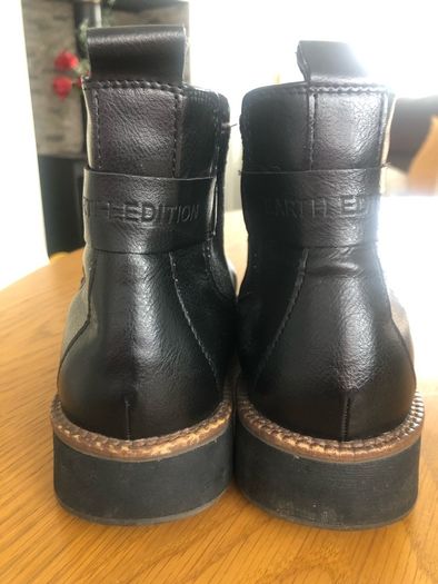 Leather Ankle Boots. Size 4 /37