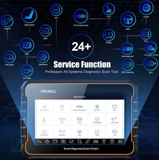 FOXWELL GT60 BT All System Car OBD2 Scanner Diagnostic Scan Tool BLUETOOTH