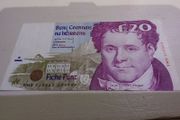 Irish 20 pound banknote