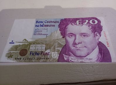 Irish 20 pound banknote