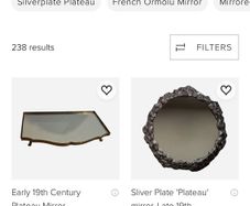 antique Victorian period mirror