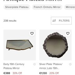antique Victorian period mirror