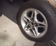 3 14inch alloy wheels . brand
