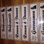 custom wedding number plates Image 4