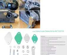 Valve Cooler Del Kit GASKET for BMW F20 F21 F22 F23 F30 F31 F32 with B47 2.0 D engines 118d 120D 320d 425d 520d 525dx G30 G01 X3