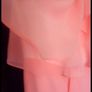 BNWOT Swing Modelle Multi Layered Overlap Halter Style Chiffon Dress Image 10