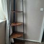 Tribesigns Industrial Corner Shelf, Bookcase Like New Image 2