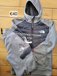 North face tracksuit boys