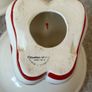 Vintage Carlton Ware Walking Ware Red Polka Dot Footed Sweet Dishes Bowls Pair Image 5
