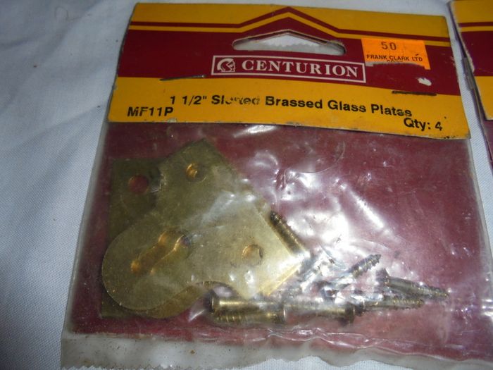 "Centurion" 1.5inch Plain Brass Plates  x 6 for Sale