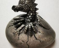Vintage Dragon Brooch by jj Jonelle