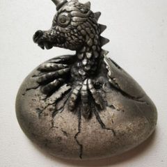 Vintage Dragon Brooch by jj Jonelle