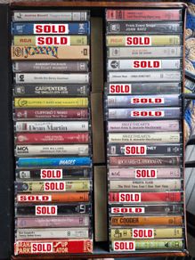 A Large Selection of Cassette Tapes