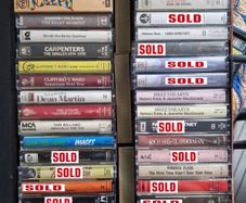 A Large Selection of Cassette Tapes
