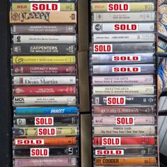 A Large Selection of Cassette Tapes