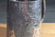Solid Silver Victorian silver christening mug