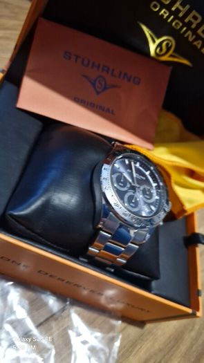 Stuhrling Monaco Blue Dial Men's Watch