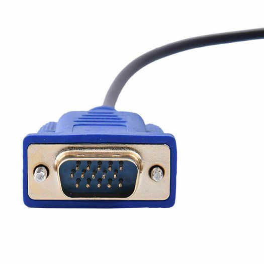 1.8m HDMI Male to VGA Male HD15 Video Adapter Cable Lead for TV Computer Monitor - FHT11CAB