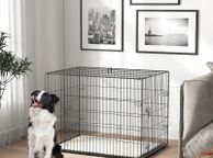 main image for ad Dog Crate Medium Large Dogs 91cm X 62 X 68cm, Black Range Sizes