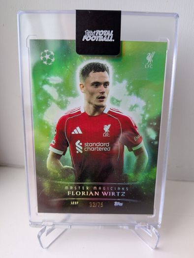 Florian Wirtz Liverpool FC Topps Total Football Master Magician /75