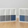 QUICK SALE (BARGAIN): IKEA White Cube Storage Shelves (Set of 2 Units) + Storage Bins | Excellent Condition - Collection D13 Image 4