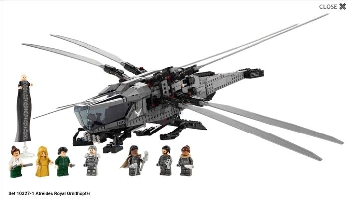 lego dune Atreides Royal Ornithopter - 10327