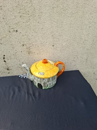 By post only novelty house tea pot