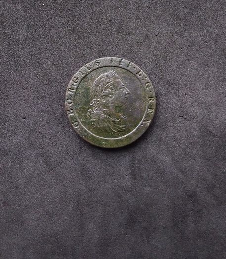 1797 King George III "Cartwheel" Copper One Penny Coin