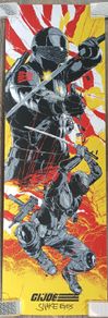 Gabz G.I.Joe Snake Eyes Screen print Quality Poster Limited Edition