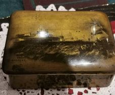 Antique Porcelain cigarette box