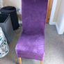 2 purple chair covers Image 2