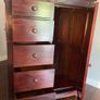 Mahogany Wardrobe And Matching Chest Of Drawers . Image 2