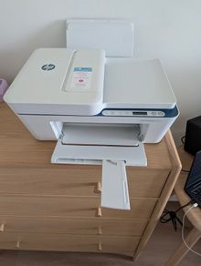 Hp Deskjet Printer + Paper