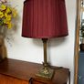 1950's Art Deco Style Brass Table Lamp Image 8