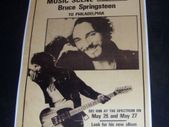 Bruce Springsteen Vintage Concert Poster Philly 1978 A3 Size Repro