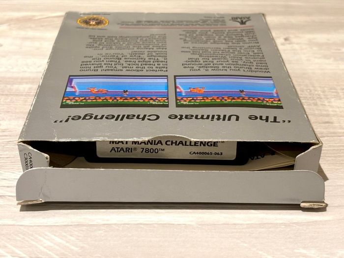 Mat Mania Challenge for Atari 7800 - Boxed