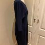 Masai viscose/elastane size 14 navy dress w pockets Image 3