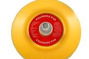 GLASS POLISH 12711 Dual Action Backing Pad with with Hook &amp; Loop, DA Polisher &amp; Sander Pad | 5/16"-24 |  75 mm
