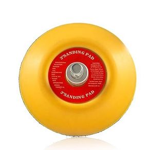 GLASS POLISH 12711 Dual Action Backing Pad with with Hook & Loop, DA Polisher & Sander Pad | 5/16"-24 |  75 mm
