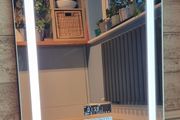 LED Bathroom Mirror Speakers Defogger 60x80cm