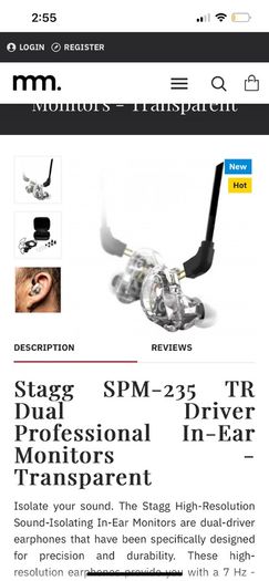 In ear monitors