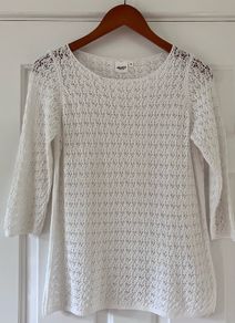 Ladies Ivory Lightweight Jumper by Object