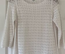 Ladies Ivory Lightweight Jumper by Object