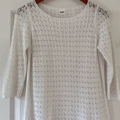 Ladies Ivory Lightweight Jumper by Object