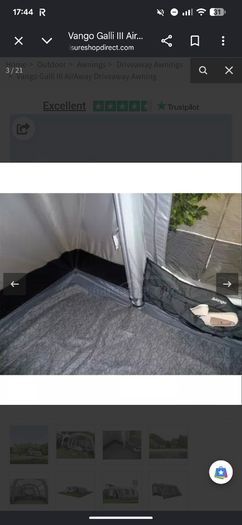 Vango Galli Air III Drive Away Awning